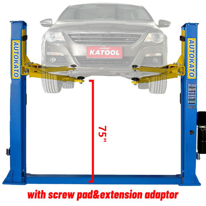 KATOOL 11000lbs 4.0HP 2 Post Lift Car Lift for Home/Shop/Garage Two Post Lift 2 Post Car Lift Auto Lift Automotive Lift (11000lbs Lift)