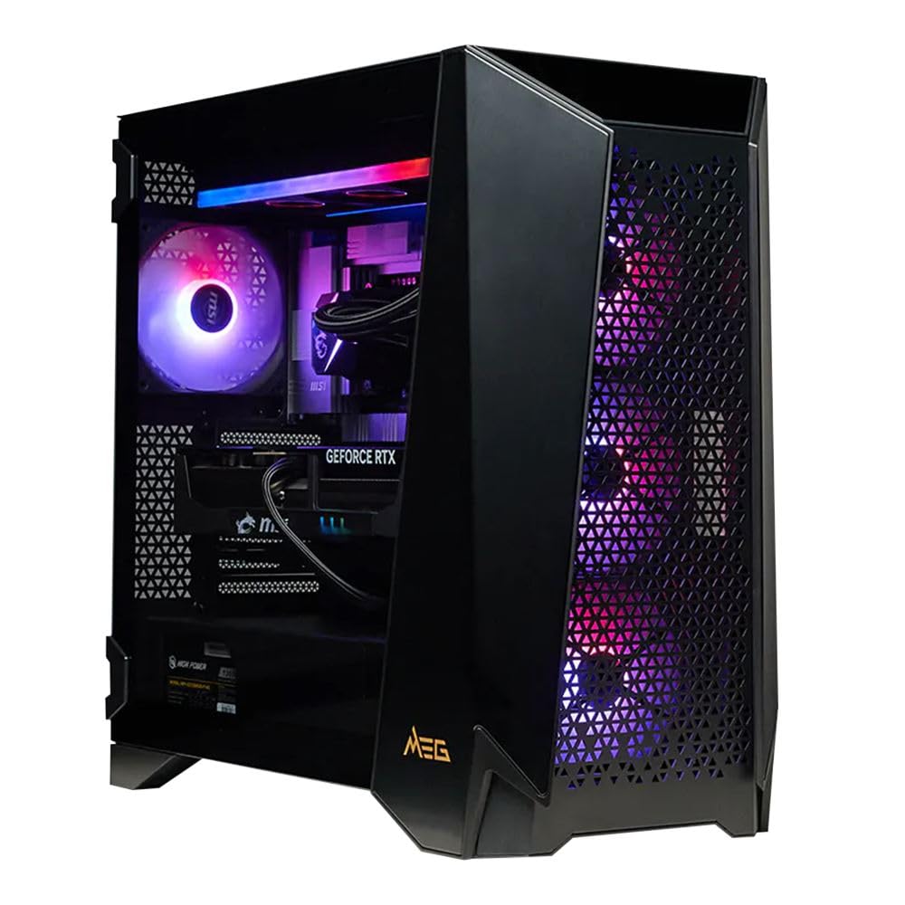 msi Infinite ZS Gaming PC, AMD Ryzen 9 9950X3D 4.3GHz Processor; NVIDIA GeForce RTX 5090 32GB GDDR7; 32GB DDR5 RAM; 2TB M.2 NVMe Gen5 SSD, 2.5GbE LAN, WiFi 7