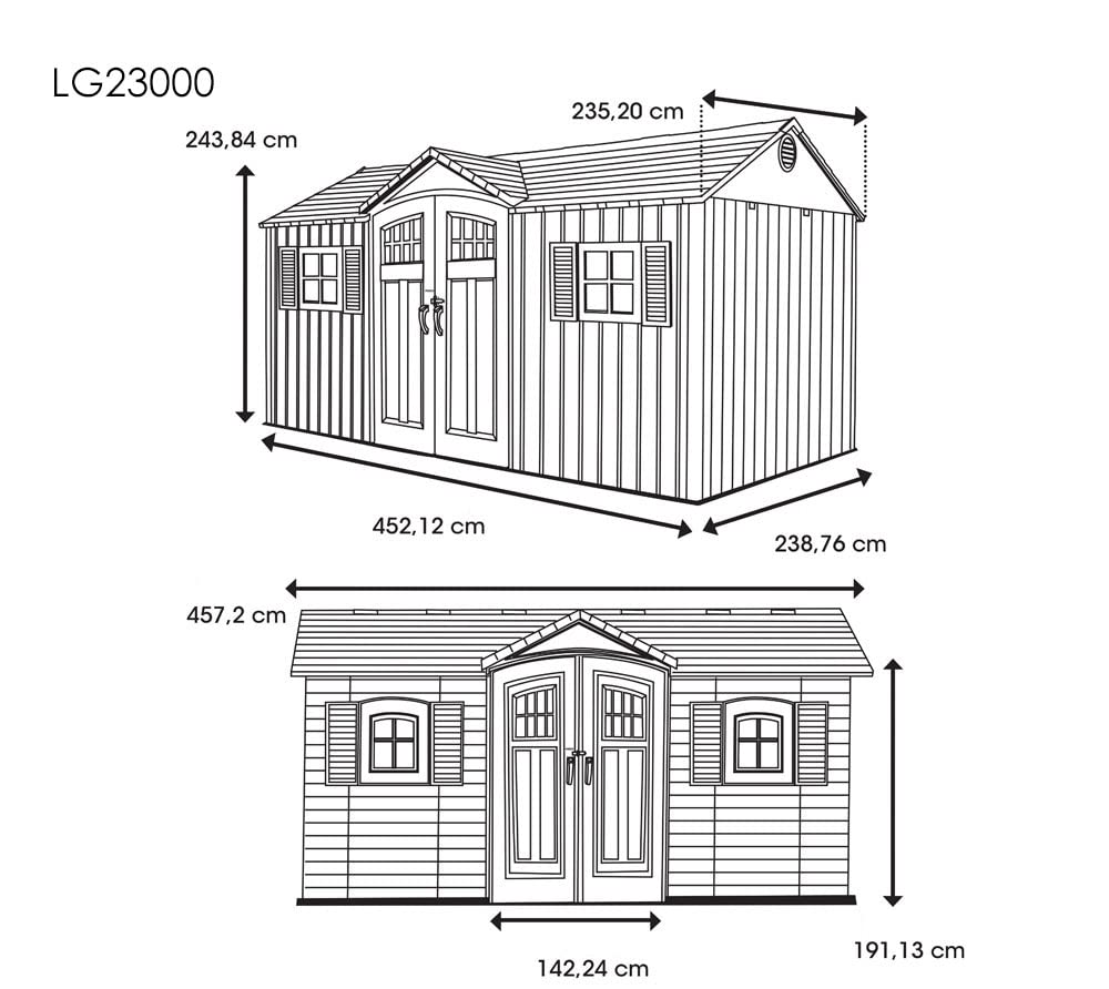 Lifetime 60138 Outdoor Storage Shed