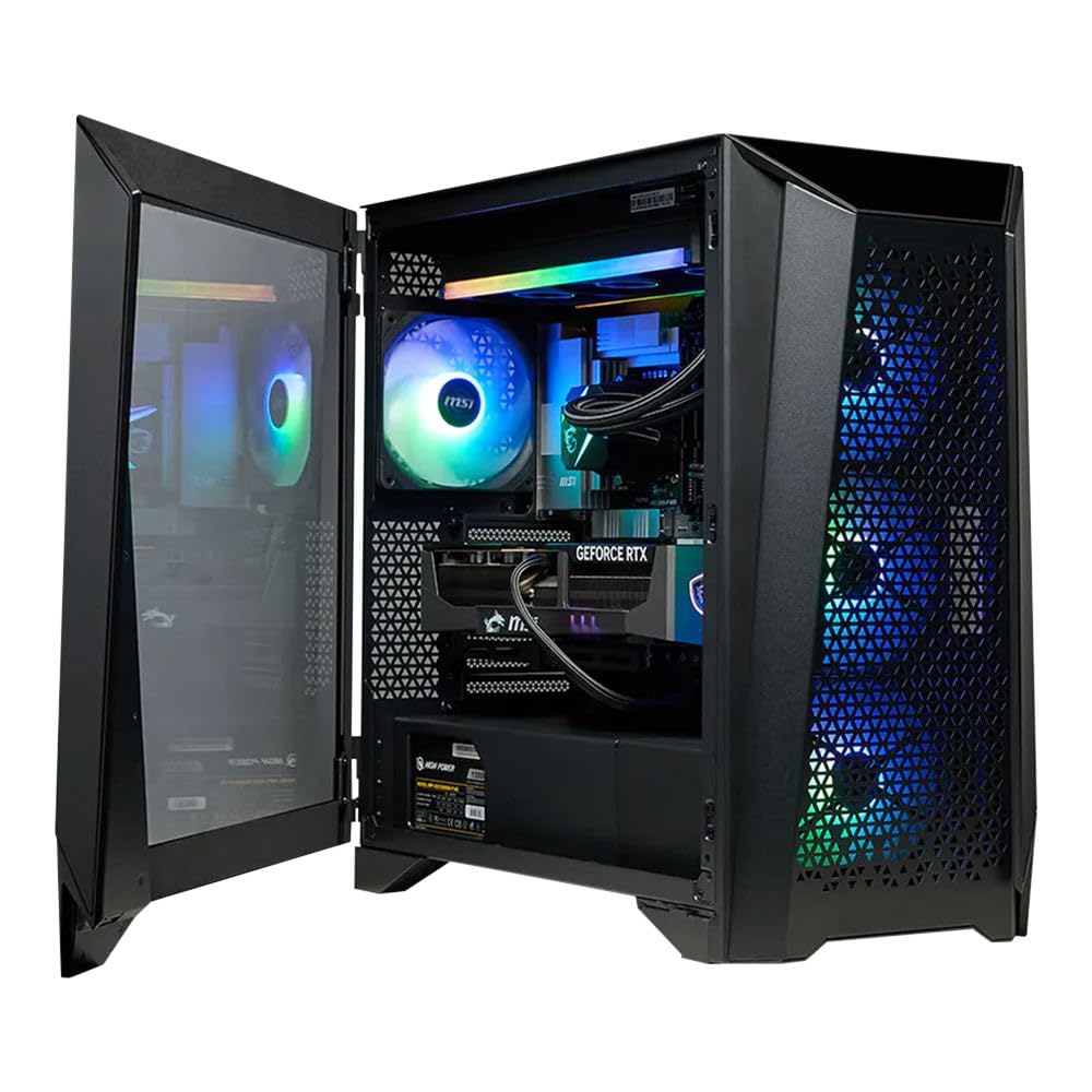 msi Infinite ZS Gaming PC, AMD Ryzen 9 9950X3D 4.3GHz Processor; NVIDIA GeForce RTX 5090 32GB GDDR7; 32GB DDR5 RAM; 2TB M.2 NVMe Gen5 SSD, 2.5GbE LAN, WiFi 7