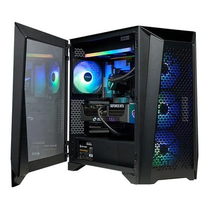 msi Infinite ZS Gaming PC, AMD Ryzen 9 9950X3D 4.3GHz Processor; NVIDIA GeForce RTX 5090 32GB GDDR7; 32GB DDR5 RAM; 2TB M.2 NVMe Gen5 SSD, 2.5GbE LAN, WiFi 7