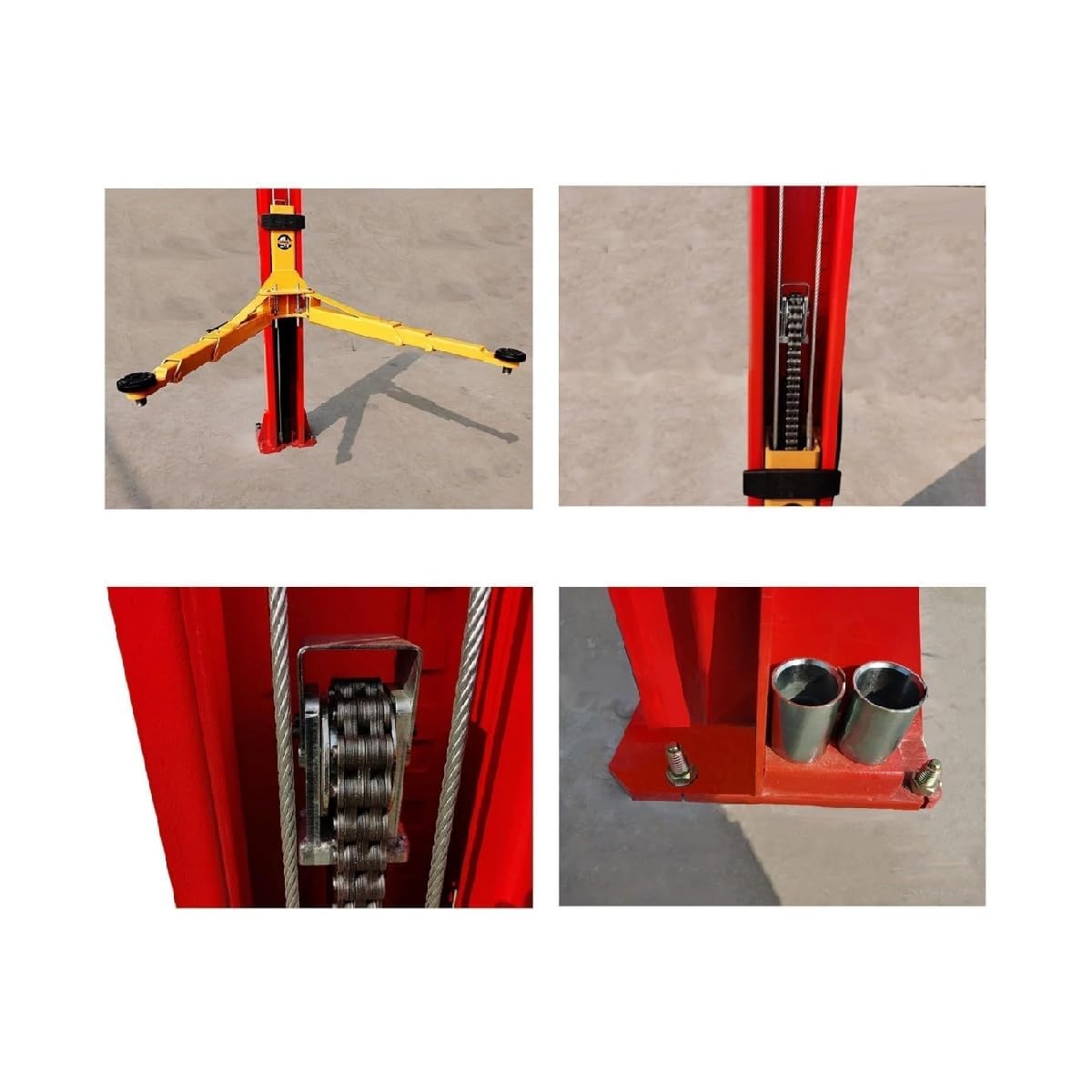 KT-M120L 12000lbs Two Post Lift Auto Lift 2 Post Car Lift Extra Height 167” / 4.235M Max Wide 151 Inch Truck Clear Floor Hoist CE Certified