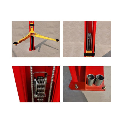 KT-M120L 12000lbs Two Post Lift Auto Lift 2 Post Car Lift Extra Height 167” / 4.235M Max Wide 151 Inch Truck Clear Floor Hoist CE Certified