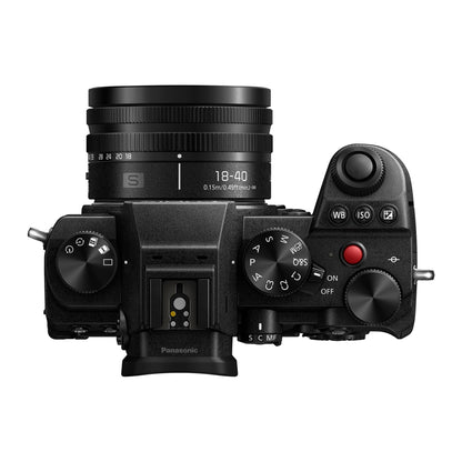 Panasonic DC-S5DNE-K Lumix S5D Full Frame Mirrorless Camera Body, 24.2MP, 4K 60P Recording, Live View Finder, Free Angle Monitor, Wi-Fi, Bluetooth, with S-R1840E 18-40mm S lens, Black