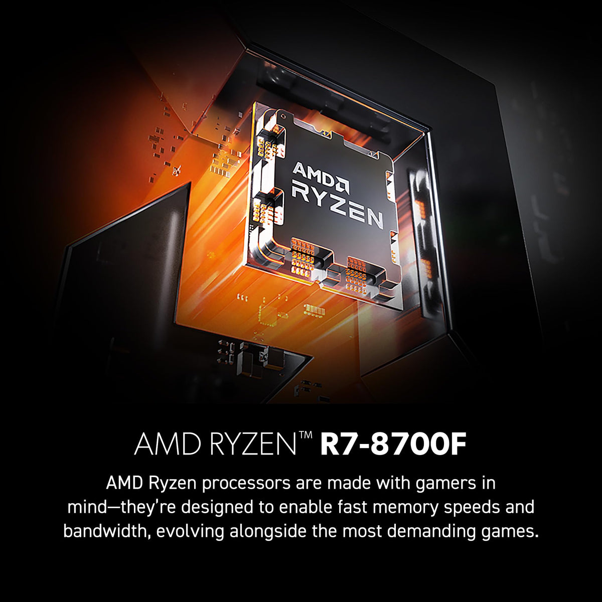 msi Codex Z2 Gaming Desktop, AMD R7-8700F, RTX 5070, 32GB DDR5, 2TB SSD