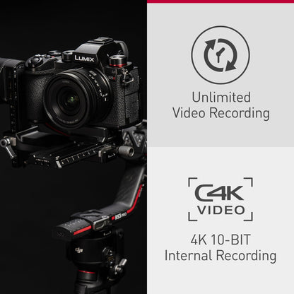 Panasonic DC-S5DNE-K Lumix S5D Full Frame Mirrorless Camera Body, 24.2MP, 4K 60P Recording, Live View Finder, Free Angle Monitor, Wi-Fi, Bluetooth, with S-R1840E 18-40mm S lens, Black