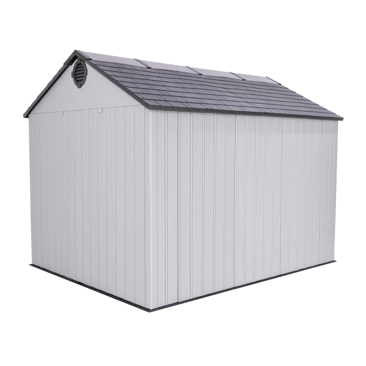 Lifetime Outdoor Storage Shed, 8x10 Ft, Gray