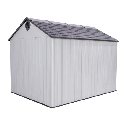 Lifetime Outdoor Storage Shed, 8x10 Ft, Gray