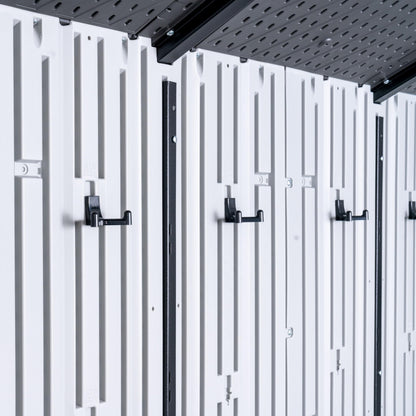 Lifetime Outdoor Storage Shed, 8x10 Ft, Gray