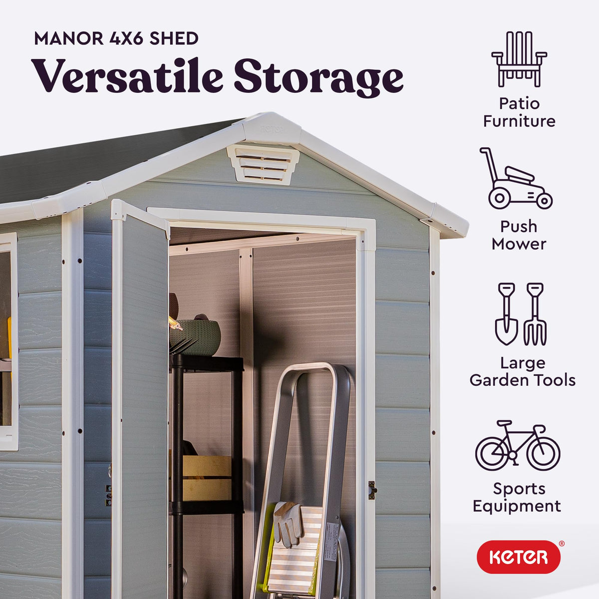 Keter Manor 4x6 Resin Outdoor Storage