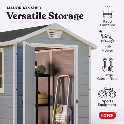 Keter Manor 4x6 Resin Outdoor Storage