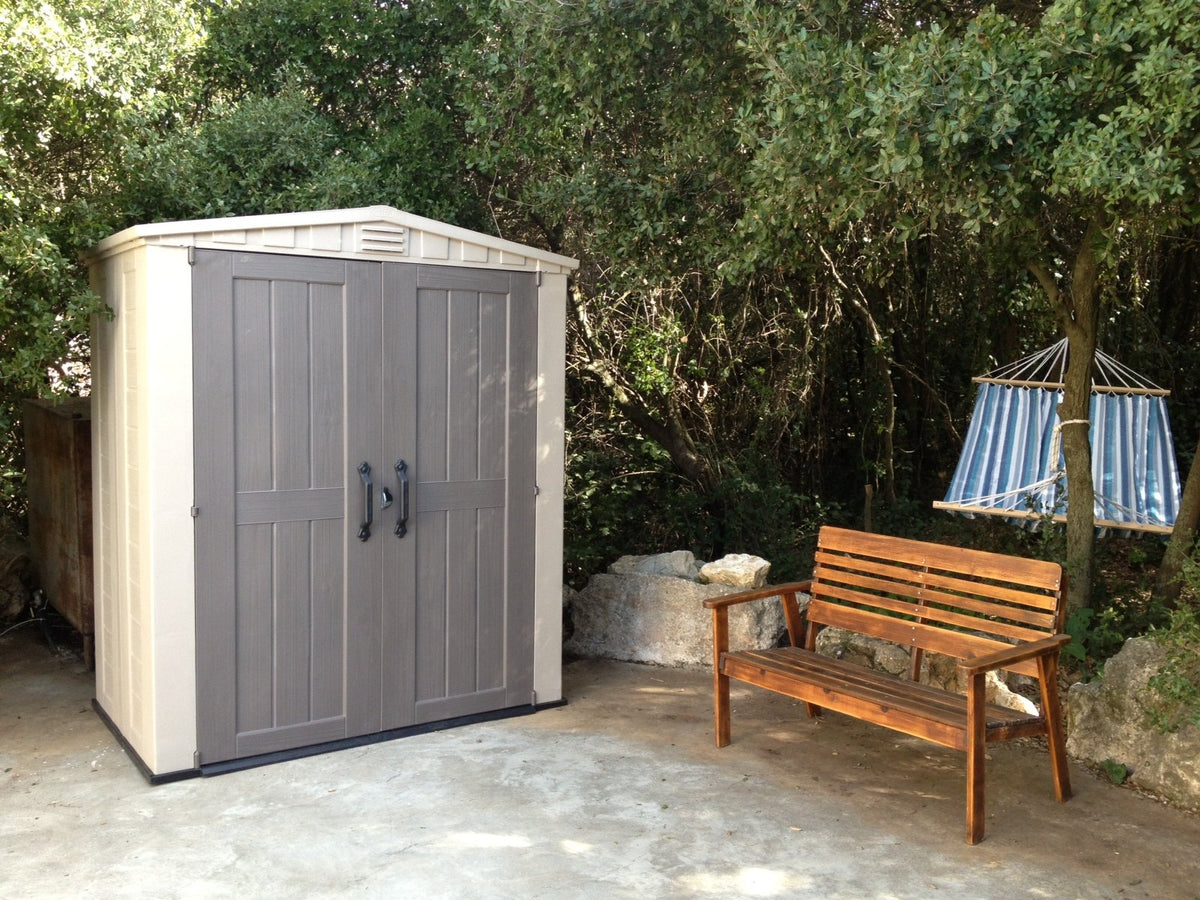 Keter Factor (8x6 ft) Large Resin Outdoor Storage