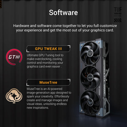 ASUS TUF Gaming GeForce RTX™ 5080 16GB GDDR7 OC Edition Graphics Card