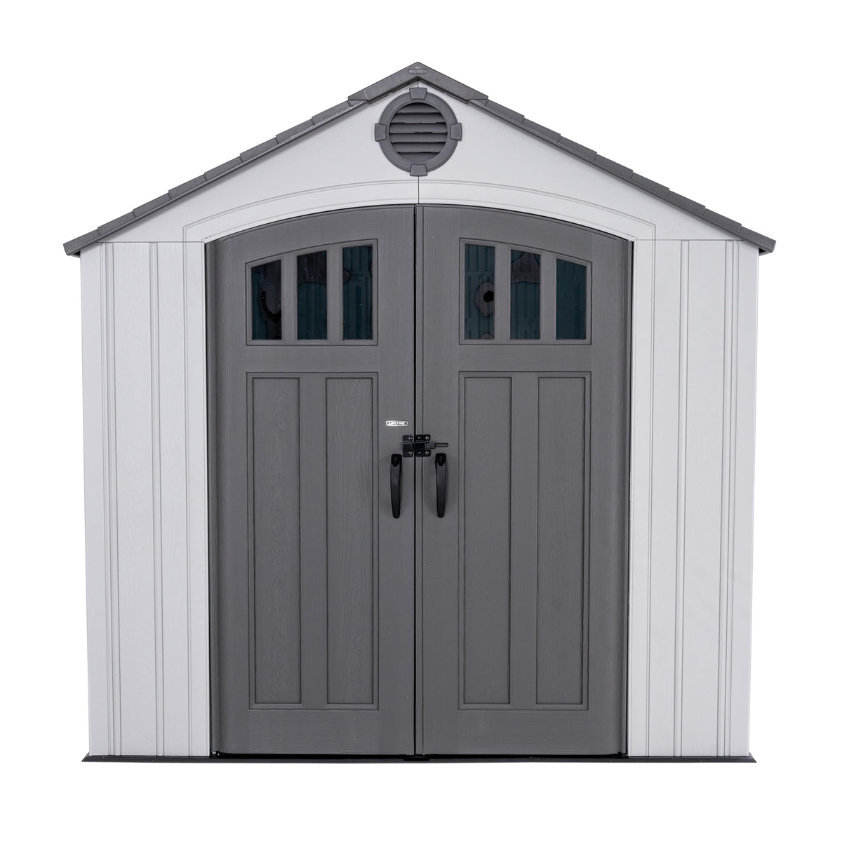 Lifetime Outdoor Storage Shed, 8x10 Ft, Gray