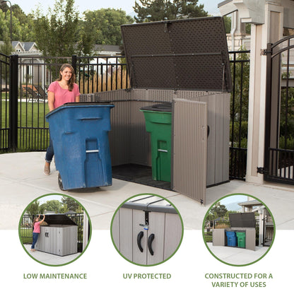 LIFETIME Horizontal Outdoor Storage Shed