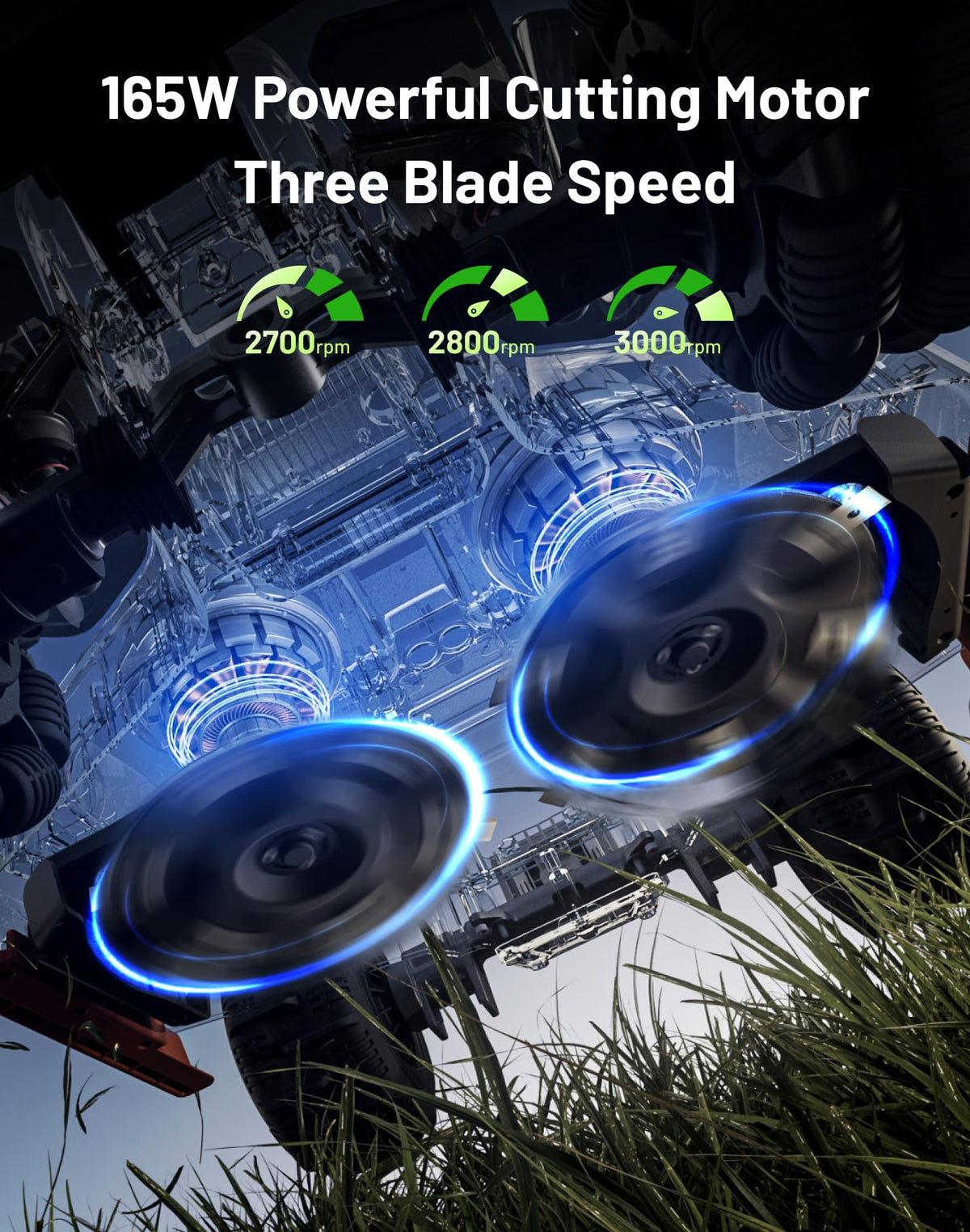 Mammotion LUBA 3 AWD 3000H Robot Lawn Mower with Cleaning Stand (Ship Separately), 360° LiDAR+NetRTK+AI Vision, 5400 sq.ft/h, AWD for 80% Slopes, Cutting Height 2.2"-4.0"