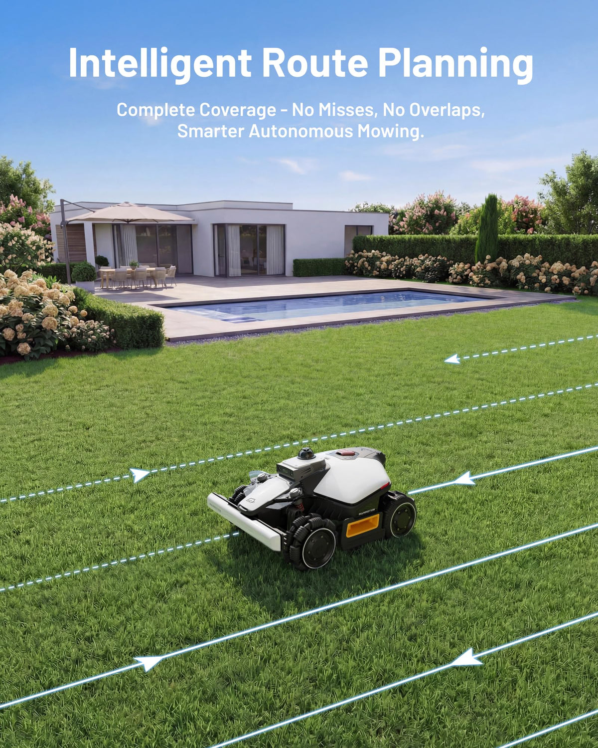(2026 NEW) Mammotion LUBA mini 2 AWD 1500H Robot Lawn Mower with Garage, for 0.37 Acres, 360° LiDAR+Dual-Camera AI Vision, 80% Slope, DropMow, 20 Multi-Zone Management