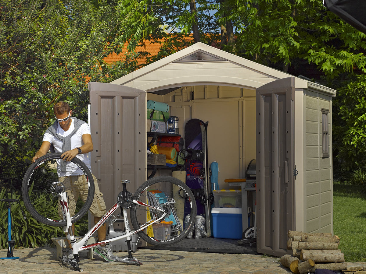 Keter Factor (8x6 ft) Large Resin Outdoor Storage